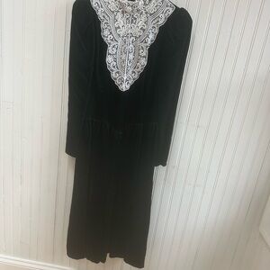 vintage Gunne Sax -Jessica McClintock velvet dress